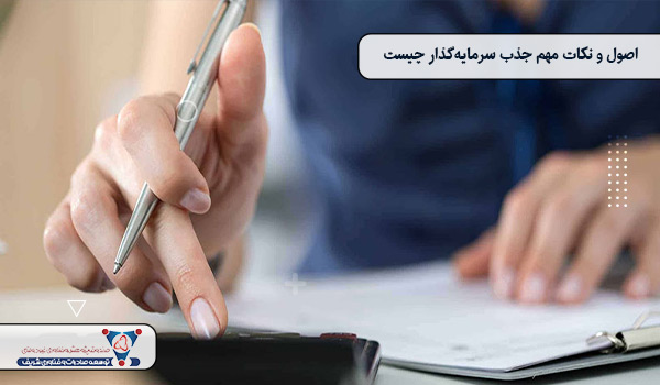 اصول و نکات مهم جذب سرمایه‌گذار چیست